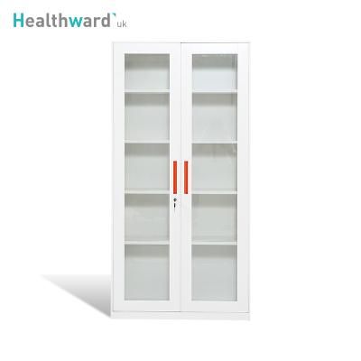 China SKH091 Healthward Factory Hospital Room Furniture Stainless Steel Modern Medical Office Storage Cabinet Manufacturers for sale