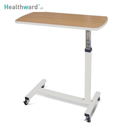 China SKH042 Healthward Modern Wooden Wholesale Hospital Room Furniture Movable Adjustable Patient OverBed Dining Table for sale