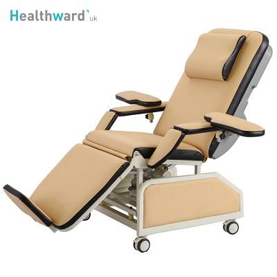 China SKE-120B Healthward Factory Modern Medical Examination Chair 2 Function Adjustable Electric Dialysis Patient Chair for sale