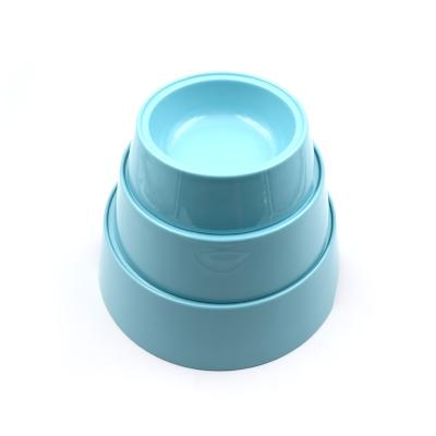 China High Appearance Sustainable Blue Three Sizes Cat Bowl Dog Bowl Pet Bowl for sale