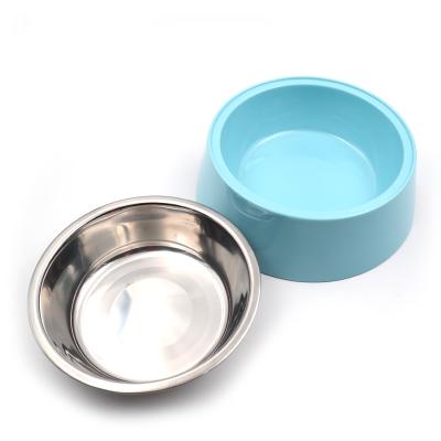 China High Appearance Sustainable Blue Three Sizes Cat Bowl Dog Bowl Pet Bowl for sale