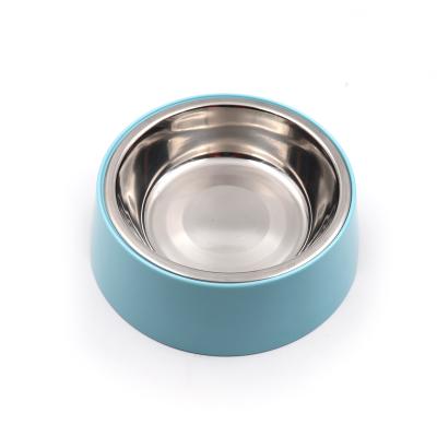 China High Appearance Sustainable Blue Three Sizes Cat Bowl Dog Bowl Pet Bowl for sale