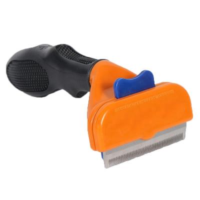 China Viable Deep Clean Pet Grooming Combs Deshedding Tools Fur Remover Hair Dog For Short for sale