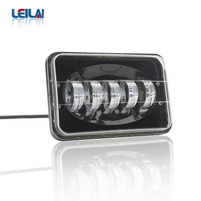 China Fog Driving Lights Best Price 5000LM 6000K Super Bright With Angel Eye 5 Inch 50W Led Motorcycle Light for sale