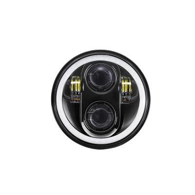 China 5.75 inc aluminum adaptive cornering headlight. H4 5.75 inch motorcycle projector led headlights for sale