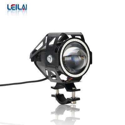 China Wholesale Price U7 Front Fog Light Lenses With Angel Eye DRL LED U7 Light For Call Motorcycle for sale