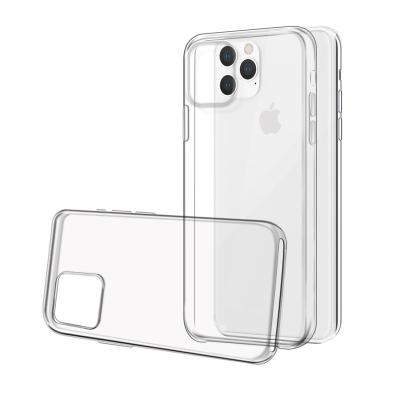 China Anti-fall Transparent Mobile Phone TPU Soft Clear Phone Case For iPhone 12 TPU Clear Case for sale