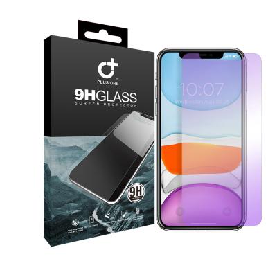 China High Quality Cheap Price High Quality Anti Cell Phone Protector Light Blue Light Glass For iPhone 11 Phone Block Phone Screen Protectors Blue for sale