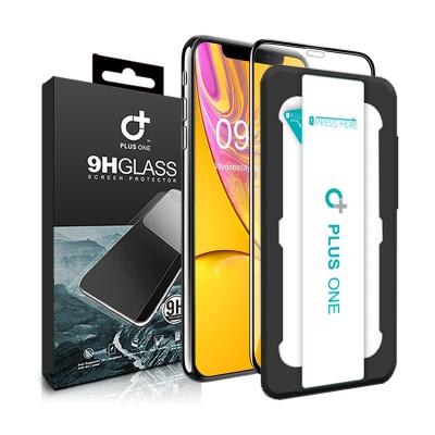 China Cell Phone Wholesale Price 3D Mobile Phone Screen Protector Black Best Quality Tempered Glass Protector For iPhone 11 Glass Protector for sale