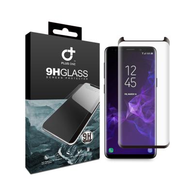 China Free Sample Cell Phone Case Friendly 3D Curved Cell Phone Protector 9H Tempered Glass For Samsung Galaxy S9 Plus Screen Protector for sale