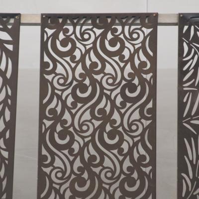 China Easily Assembled Decorative Partitions Screens Metal Screen Panels For Gardens for sale