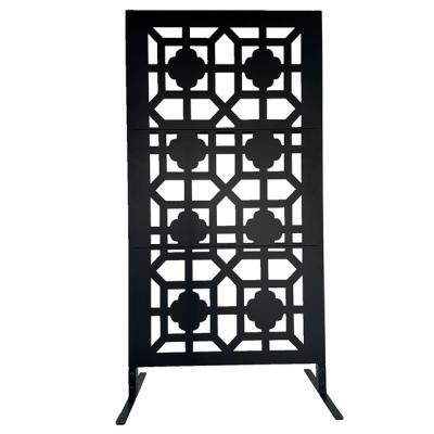 China Art Decor Privacy Metal Screen Outdoor Garden Metal Screen Decorative Wall Panels for sale