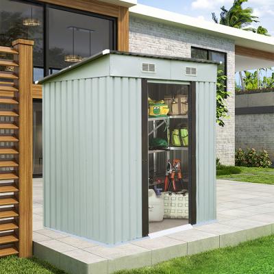 China Easily Assembled Outdoor Plastic Storage Sheds Garden Storage Shed for sale