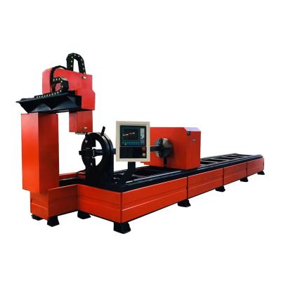 China Cheap Rotary Cut Chuck Jinan Plasma Cutting Machine Cheap CNC For SS/CS Pipe Tube Cutting for sale