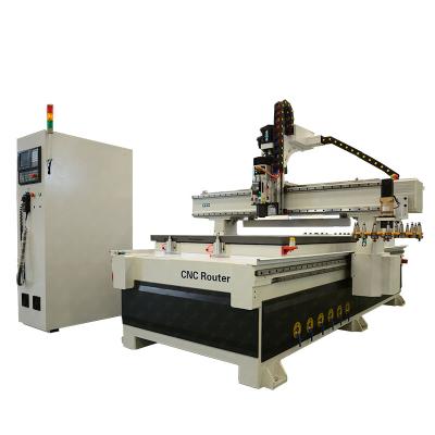 China Hotels High Configuration ATC 3D CNC Router 1325 Wood Carving Woodworking Machine With Servo Disc Type for sale