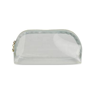 China Wholesale Cosmetic Bag Low Price Lady Simple Style Clear PVC Bag Clean Makeup Bag for sale