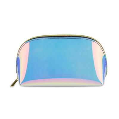 China Hot Sale Fashion Elegant Women's Holographic Laser TPU Cosmetic Bag For Promotion for sale