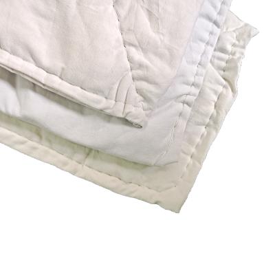 China Industrial Cleaning Seam White T-shirt Stitched Type Factory Strong Sales Capacity Absorption Water Oil Hand Cleaning Cotton Rags for sale