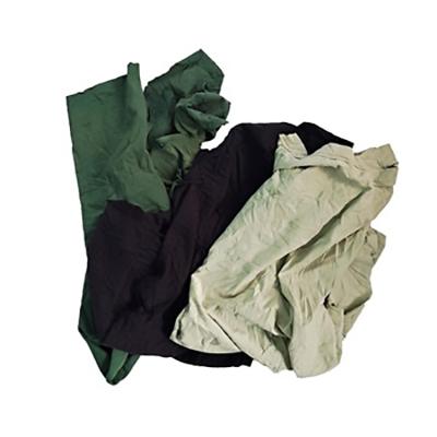 China Without logo or printing factory direct sale industrial cleaning cheap used dark color t-shirt cotton rags for sale