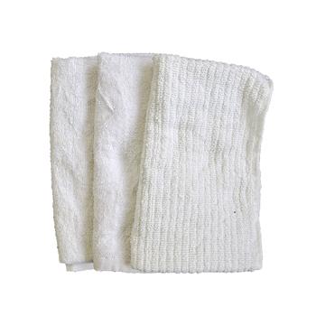 China Hot Oil Water Absorption Strong Capacity Selling 100 Pieces Cotton Cutting Wiping White Blended Recycled Towel Cotton Rags for sale