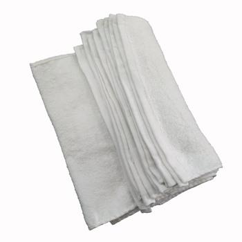 China Without Logo Or Copy Hot Selling Cutter Cleaned Soft White Cotton Wiping Hotel Bath Towel Recycled Scrap Cloths for sale