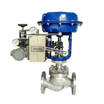 China COVNA General Cage Guided Globe Control Pneumatic Actuator Y Globe Valve Single Seated Spring Type Ball Valve for sale