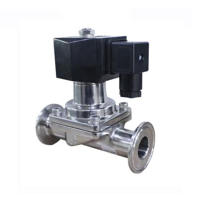 China COVNA DN15 1/2 General High Temperature Inch 316 Stainless Steel Sanitary Solenoid Valve Normally Open for sale