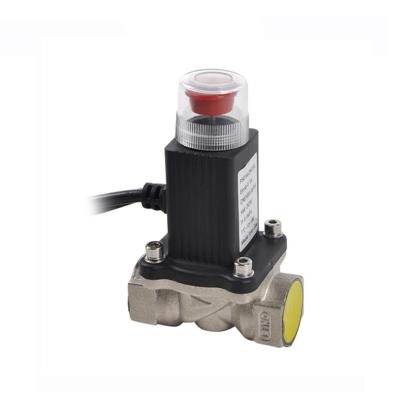 China COVNA 1/2 Inch DC 12V LPG Natural Gas General Normally Open Emergency Shut Off Solenoid Valve for sale