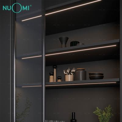 China NUOMI Ares Series Built-in Ultra-Narrow Oblique Shade PC Light Guide Adjustable Color Temperature Cabinet LED Grow Light Guide Lighting for sale