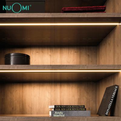 China Integrated Light Bar Nuomi Brand Ultra Narrow Ultra Narrow Strip PC High Quality Lampshade 4000K 4w-28w UV Resistant Cabinet Built In Dupont Wire Smart Led Light for sale