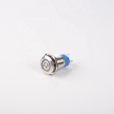 China Industrial Control JISJACK Push Button 8mm Metal Switch With LED Momentary Push Button Switch for sale