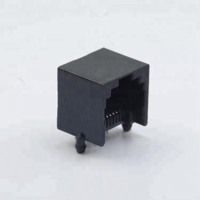 China Plastic PCB Modula jack rj45 full Ethernet 8 pin rj45 connector for sale