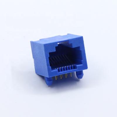 China Hot sale PCB/Connector/JACK single port 8P8C rj 45 input pcb network side socket for sale