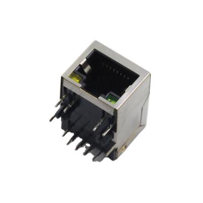 China 59 Series 10/100/1000 Base-T RJ45 Modular Jack With Transformer JS-59-8P8C for sale