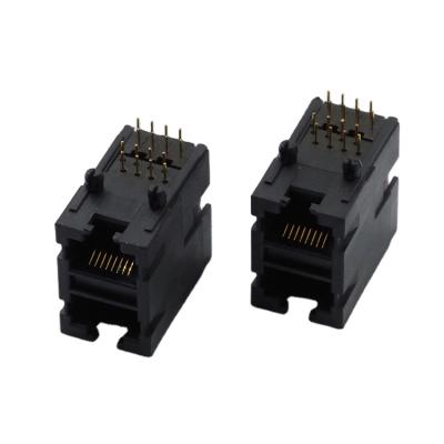 China Left RJ45 Single Jack Modular Connector 7499411121 JS-56-8P8C for sale