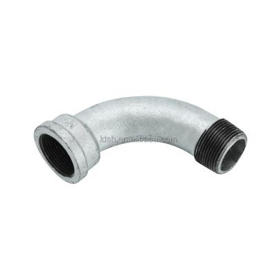 China Pipe Lines Connect Latest New Male And Female Bend Metal Pipe Elbow Molds Parts Galvanized Finish Pipe Fitting For Sale for sale