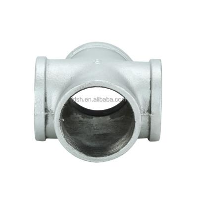 China Pipe Lines Connect Wholesale 4 Way Malleable Iron Threaded Cross Joint Pipe Fitting Fitting Parts Made In China for sale