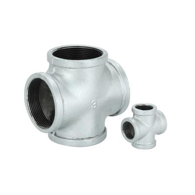 China Pipe Lines Connect Low Price Hydraulic Equal Pipe Fittings Cross Pipe Fitting 4 Way Threaded Joint Ductile Cast Iron Fittings OEM for sale