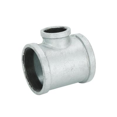 China Pipe Lines Connect Fittings High Quality Malleable Iron Plumbing Reducer Tee Female Run Compression Reducing Tee For Sale for sale