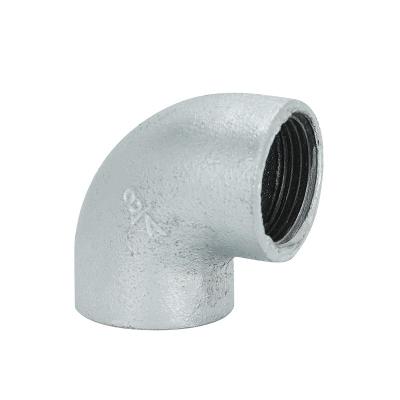 China Pipe Lines Connect Factory Price Galvanized Malleable Iron Pipe Fittings 90 Degree Elbow Joint Pipe Flange Made In China for sale