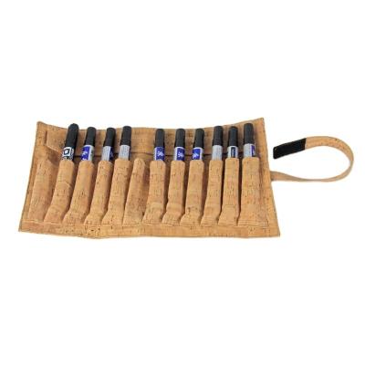 China Factory direct sale eco-friendly cork pencil pen bag for school cork pencil waterproof lightweight bags for sale