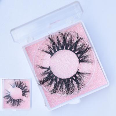 China Packing 48A Full Mink 3d Eyelashes Natural Soft Korea Glue Free Samples for sale