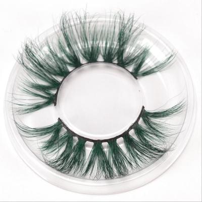 China Charming Group 25mm Mink Natural Soft Natural Eyelash Private Label Colorful Eyelash Strip for sale