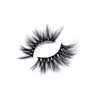 China Classic Seller Style 45C 3D 25mm Length Long Different Soft Mink Natural Soft Full Strip False Eyelash for sale