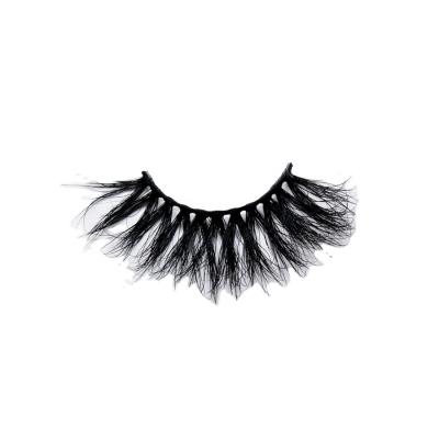 China 2021 Hot Selling Natural Soft Wholesale 3d Mink Charm False Eyelashes 25mm for sale