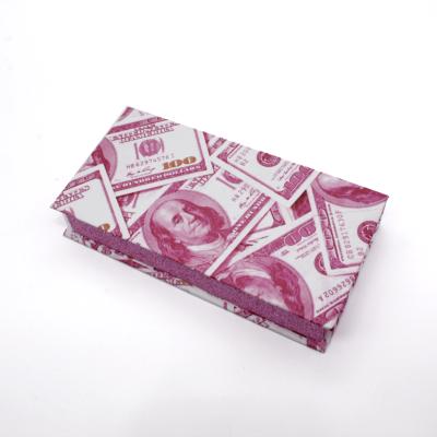 China Packaging Ware Charming Unique Beauty Eyelash Customized Paper Box With Silver Pattern for sale