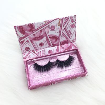 China 2020 Custom New Product Handmade Eyelash Paper Box Eyelash Silver Dollars Package for sale