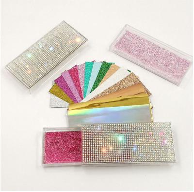 China 2020 Wholesale New Style Glitter Box Charm Beauty Custom False Eyelash Packaging Box for sale