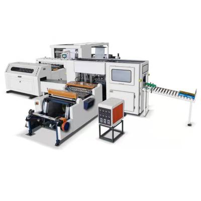 China Fully Automatic Building Material Stores HQJ-1100 A3A4 Paper Sheet Cutting Machine With Packing for sale