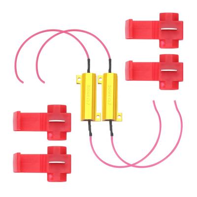 China 12V 6 Ohm 50w Led Load Resistors ROHS Certificated For Fix LED Bulb for sale